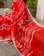 Red Bliss Monipuri Saree